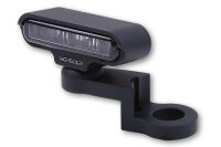 HIGHSIDER pro Typ 2 LED Blinker Gehäuse Schwarz / Linse Rauchgrau (Paar), Vorn
