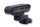 HIGHSIDER pro Typ 2 LED Blinker Gehäuse Schwarz / Linse Rauchgrau (Paar), Vorn