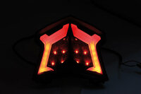 HIGHSIDER smart LED Rücklicht Schwarz Kawasaki Style, E-Geprüft (1Stck)