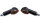 HIGHSIDER smart Cateye Glühlampen Mini-Blinker Gehäuse Carbon / Linse Rauchgrau (Paar), Vorn & Hinten