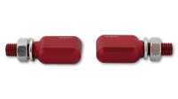 HIGHSIDER pro Little Bronx LED Blinker Rot/Getönt CNC, E-Geprüft (Paar)