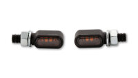 HIGHSIDER pro Stealth-XS Bronx LED Blinker, Schwarz-Matt (Paar)