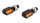 HIGHSIDER pro Stealth-XS Bronx LED Blinker, Schwarz-Matt (Paar)