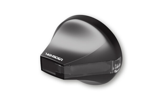 HIGHSIDER pro Flight LED Lenkerendenblinker Schwarz/Getönt E-Geprüft (Paar)