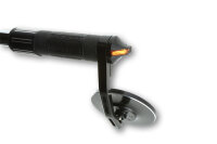 HIGHSIDER pro Flight LED Lenkerendenblinker Schwarz/Getönt E-Geprüft (Paar)