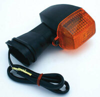 HIGHSIDER smart Blinker Schwarz/Orange Kawasaki Style, E-Geprüft (1Stck)