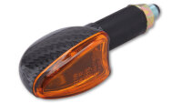 HIGHSIDER smart Arrow Glühlampen Mini-Blinker Gehäuse Carbon / Linse Orange (Paar), Vorn & Hinten