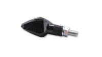 HIGHSIDER smart Rock LED Blinker Gehäuse Carbon / Linse Rauchgrau (Paar), Vorn & Hinten