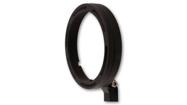 HIGHSIDER pro 5 3/4 Zoll Lampenhalterring Frame-R2 Schwarz CNC, Untere Befestigung