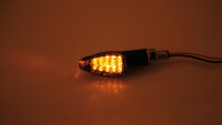HIGHSIDER smart Peak LED Blinker Gehäuse Schwarz / Linse Rauchgrau (Paar), Vorn & Hinten