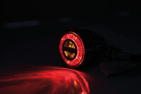 HIGHSIDER pro Rocket Bullet LED Rück-, Bremslicht, Blinker Chrom/Getönt 3in1, E-Geprüft (Paar)