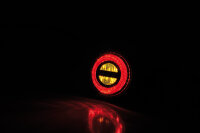 HIGHSIDER pro Rocket Bullet LED Rück-, Bremslicht, Blinker Schwarz/Getönt 3in1, E-Geprüft (Paar)