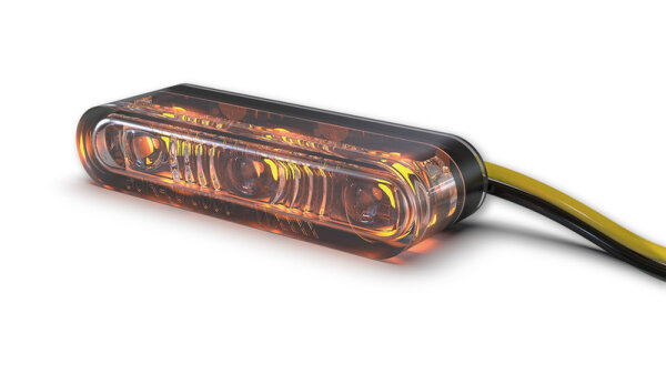 HIGHSIDER pro Star-MX1 PRO LED Blinker Schwarz/Getönt E-Geprüft (Paar)
