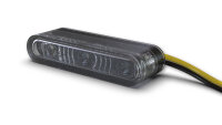 HIGHSIDER pro Star-MX1 Pro LED Indicator Gehäuse Schwarz / Linse Rauchgrau (Paar), Vorn & Hinten