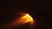 HIGHSIDER pro Star-MX1 Pro LED Indicator Gehäuse Schwarz / Linse Rauchgrau (Paar), Vorn & Hinten