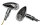 HIGHSIDER pro Micro-Bullet LED Indicator Gehäuse Chrom / Linse Klar (Paar), Vorn & Hinten