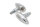 HIGHSIDER pro Micro-Bullet LED Indicator Gehäuse Chrom / Linse Klar (Paar), Vorn & Hinten