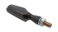 HIGHSIDER smart Scuro LED Blinker Gehäuse Schwarz / Linse Rauchgrau (Paar), Vorn & Hinten