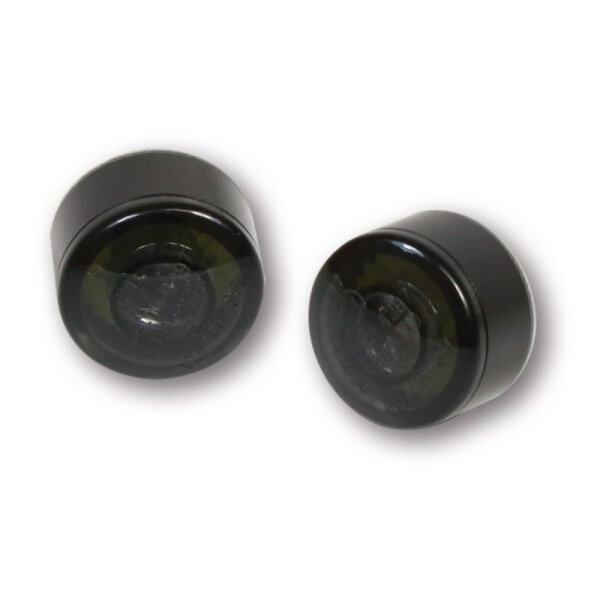 HIGHSIDER pro Apollo LED Blinker/Positionslicht Schwarz/Getönt 2in1, E-geprüft (Paar)