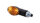HIGHSIDER smart Cateye Glühlampen Mini-Blinker Gehäuse Schwarz / Linse Rauchgrau (Paar), Vorn & Hinten