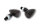 HIGHSIDER pro Montana Bullet LED Blinker, Schwarz-Matt (Paar)