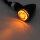 HIGHSIDER pro Montana Bullet LED Blinker, Schwarz-Matt (Paar)