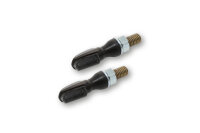 HIGHSIDER smart Spark LED Blinker Gehäuse Schwarz / Linse Rauchgrau (Paar), Vorn & Hinten