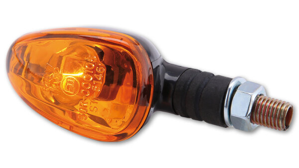 HIGHSIDER smart Little Duke Mini Blinker Schwarz/Orange E-Geprüft (Paar)