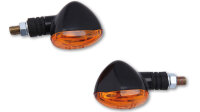 HIGHSIDER smart Little Duke Mini Blinker Schwarz/Orange E-Geprüft (Paar)