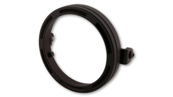 HIGHSIDER pro 5 3/4 Zoll Lampenhalterring Frame-R2 Schwarz CNC, Seitliche Befestigung