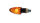 HIGHSIDER smart Arrow Glühlampen Mini-Blinker Gehäuse Carbon / Linse Orange (Paar), Vorn & Hinten
