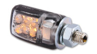 HIGHSIDER smart Picco LED Blinker Gehäuse Schwarz / Linse Klar (Paar), Hinten