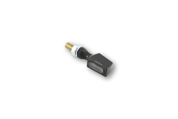 HIGHSIDER pro Surface LED Blinker Gehäuse Schwarz / Linse Rauchgrau (Paar), Vorn & Hinten