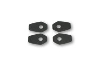 HIGHSIDER smart Montageplatten Indy Spacer Schwarz Für diverse Kawasaki, Yamaha, Suzuki