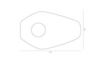 HIGHSIDER smart Montageplatten Indy Spacer Schwarz Für diverse Kawasaki, Yamaha, Suzuki