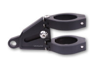 HIGHSIDER pro Extend Lampenhalter Schwarz Set, CNC, Aluminium, Für Ø 38-41 mm, Längenverstellbar