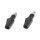 HIGHSIDER smart Shorty-Fin LED Blinker Gehäuse Schwarz / Linse Rauchgrau (Paar), Vorn & Hinten