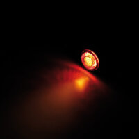 HIGHSIDER pro Montana Bullet LED Blinker mit Brems- & Rücklicht 3in1, Schwarz-Matt (Paar)