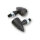 HIGHSIDER pro Montana Bullet LED Blinker mit Brems- & Rücklicht 3in1, Schwarz-Matt (Paar)