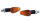 HIGHSIDER smart Peak Glühlampen Blinker Gehäuse Schwarz / Linse Orange (Paar), Vorn & Hinten