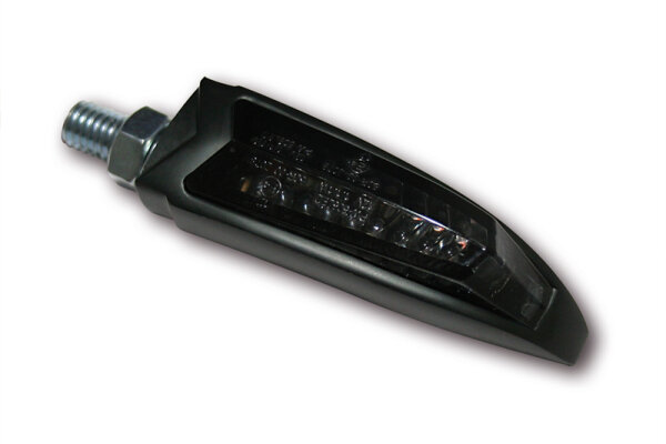 HIGHSIDER pro Arc LED Blinker/Positionslicht Schwarz/Getönt 2in1, E-Geprüft (Paar)