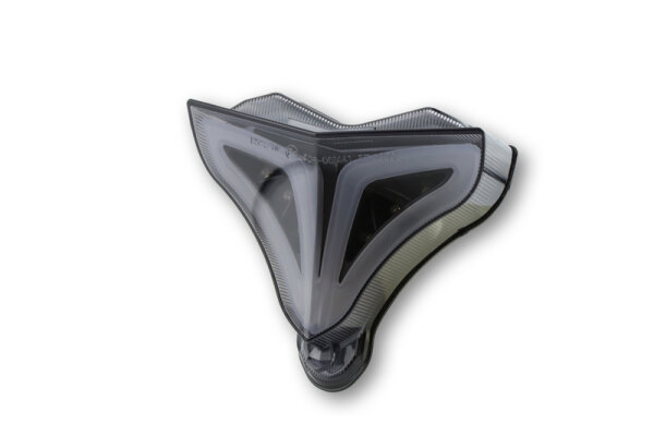 HIGHSIDER smart LED Rücklicht Schwarz Yamaha Style, E-Geprüft (1Stck)