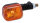 HIGHSIDER smart Duc-Style Glühlampen Blinker Gehäuse Schwarz / Linse Orange (Stück), Vorn Rechts & Hinten Links