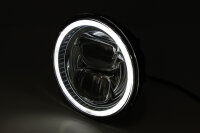 HIGHSIDER pro 5 3/4 Zoll Scheinwerfer Frame-R2 Typ 7 LED Schwarz Seitliche Befestigung