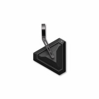 HIGHSIDER pro Lenkerendenspiegel Tetra Schwarz Kurz (1Stck)