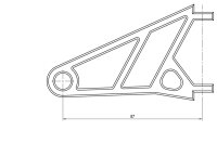 HIGHSIDER pro Lampenhaltersatz, CNC, Für 38-41 mm