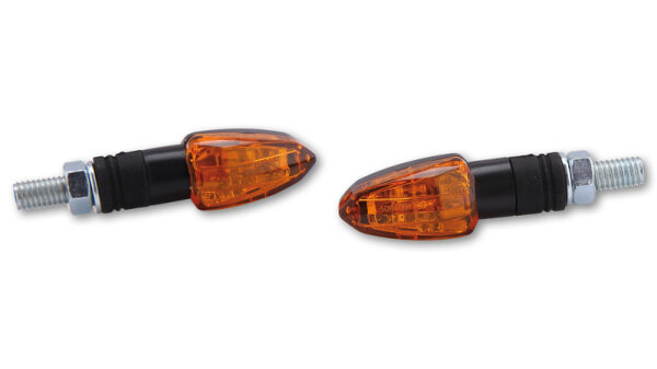 HIGHSIDER smart Lizzard Blinker Schwarz/Orange E-Geprüft (Paar)
