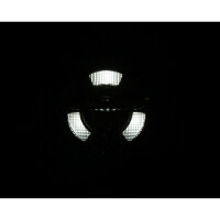 HIGHSIDER pro 7 Zoll Hauptscheinwerfer Frame-R1 Typ 11 LED Schwarz Untere Befestigung, E-Geprüft (1Stck)
