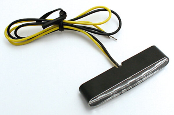 HIGHSIDER pro Stripe LED Einbaublinker Schwarz/Transparent E-geprüft (Paar)