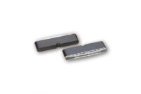 HIGHSIDER pro Stripe LED Einbaublinker Schwarz/Transparent E-geprüft (Paar)
